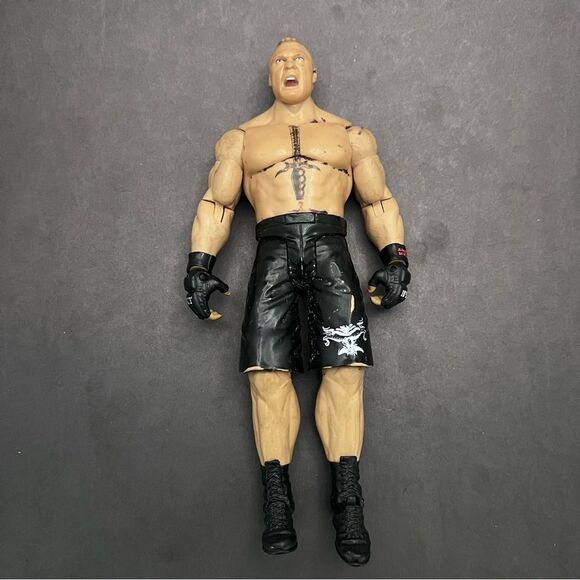2012 WWE Brock Lesnar Mattel Basic Wrestling 7" Action Figure - Picture 2 of 6